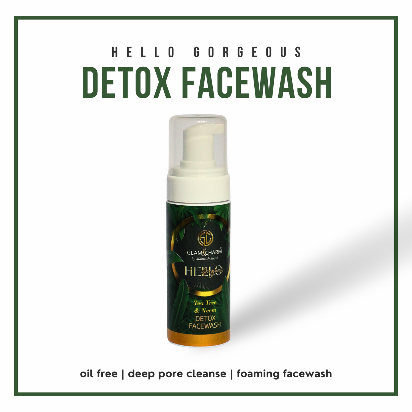 Glam&charm Hello gorgeous Detox face wash