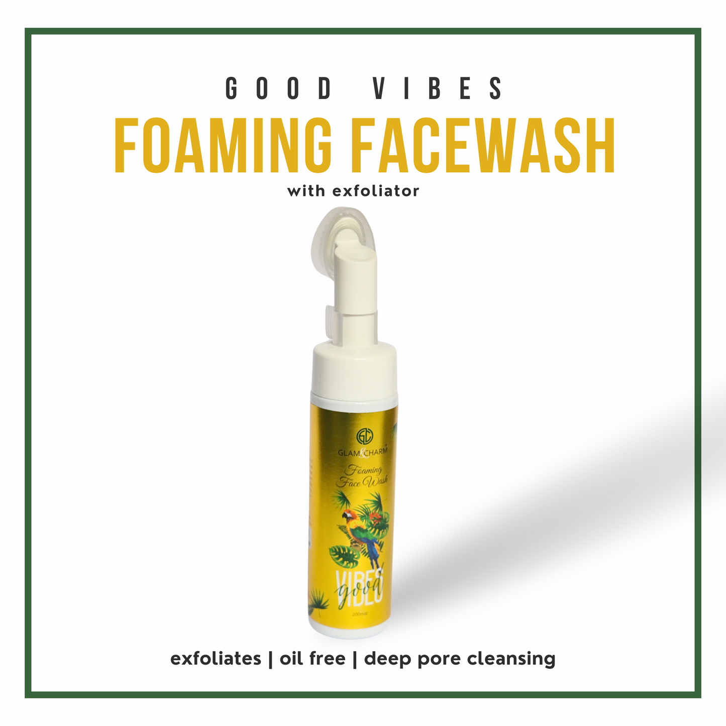 Glam&Charm Foaming Facewash With Exfoliator