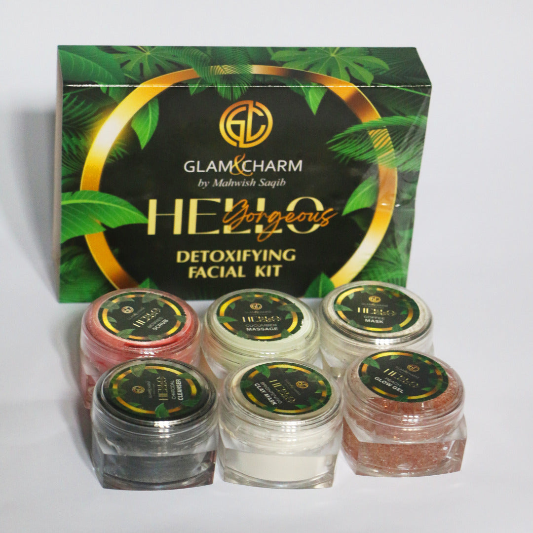 Glam&charm Hello gorgeous, Detoxifying mini facial kit