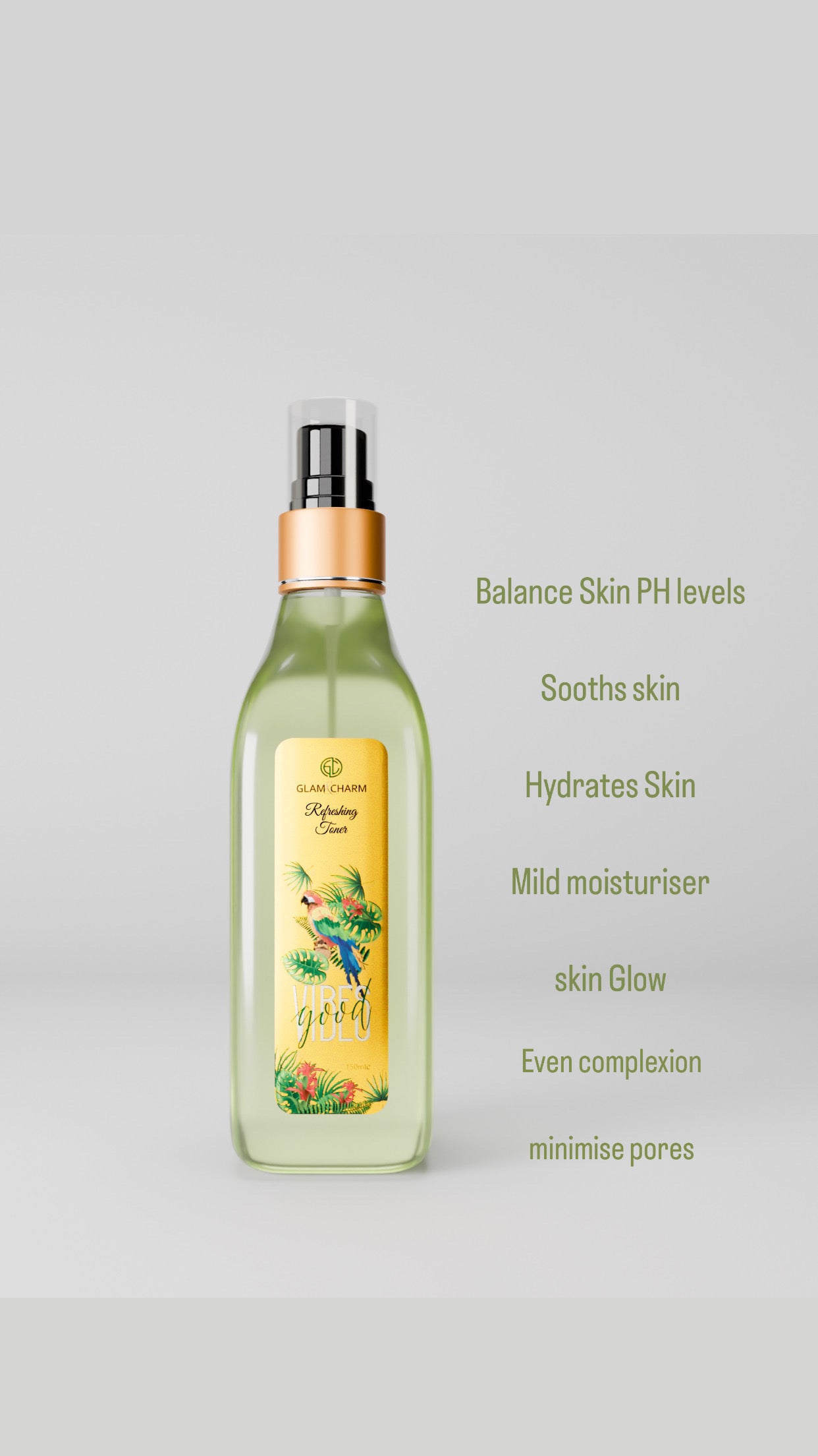 Glam&charm Good Vibes Refreshing toner