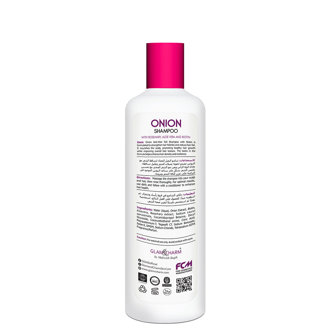 Glam and Charm Onion Sulfate Free Shampoo