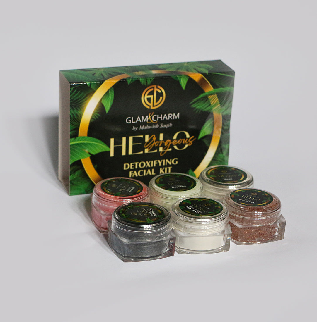 Glam&charm Hello gorgeous, Detoxifying mini facial kit