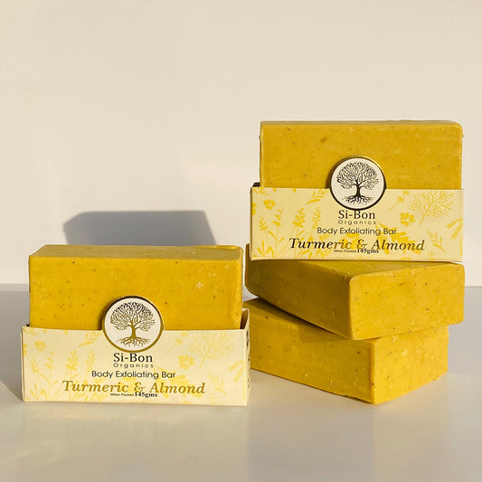 Sibon Turmeric & Almond exfoliating bar