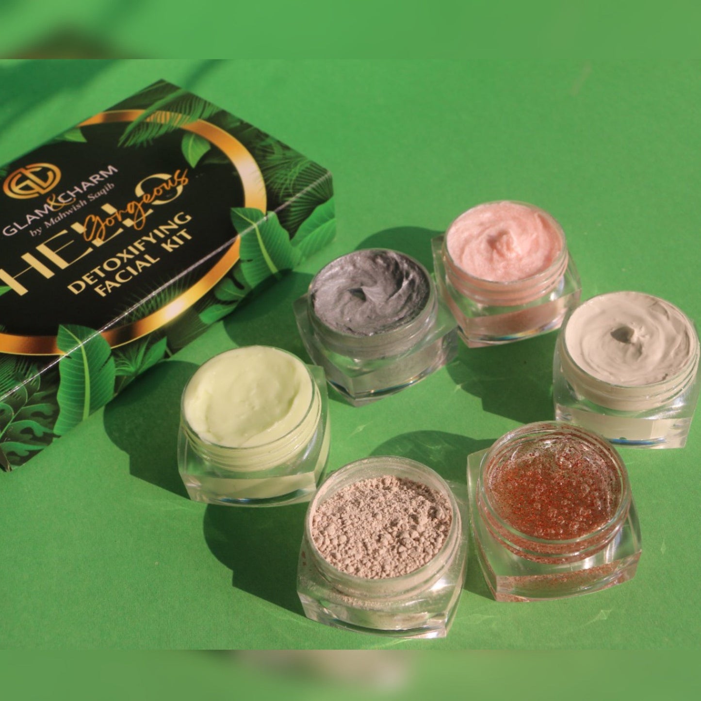 Glam&charm Hello gorgeous, Detoxifying mini facial kit